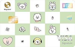 宇宙明星BT21信用卡